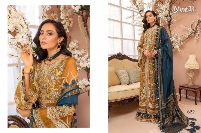 Noor Inlays Georgette Wedding Wear Heavy Pakistani Salwar Kameez Collection